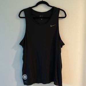 Black Nike Soulcycle collaboration tank top.